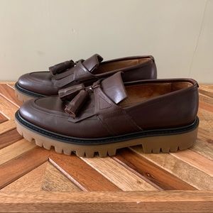 Men’s Burberry Tassel loafer w/Lug Sole